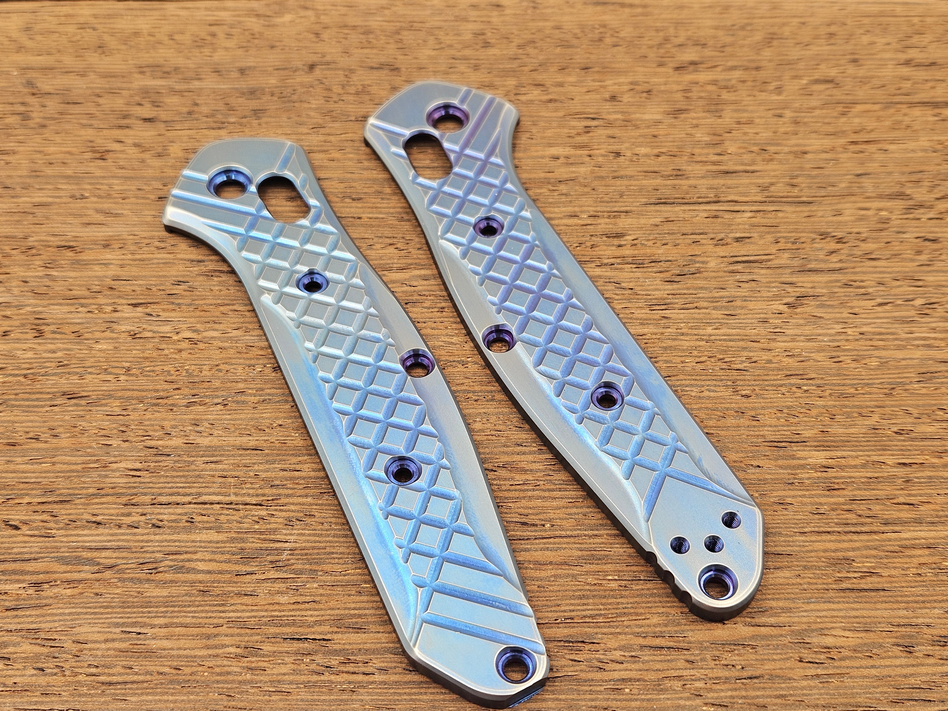 CLR Benchmade 940 Osborne<br>Titanium Frag Blue ano